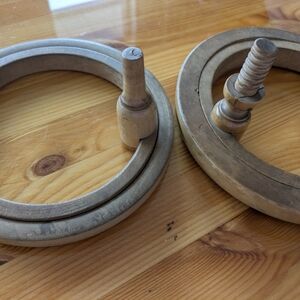 Vintage Wooden Embroidery Hoops